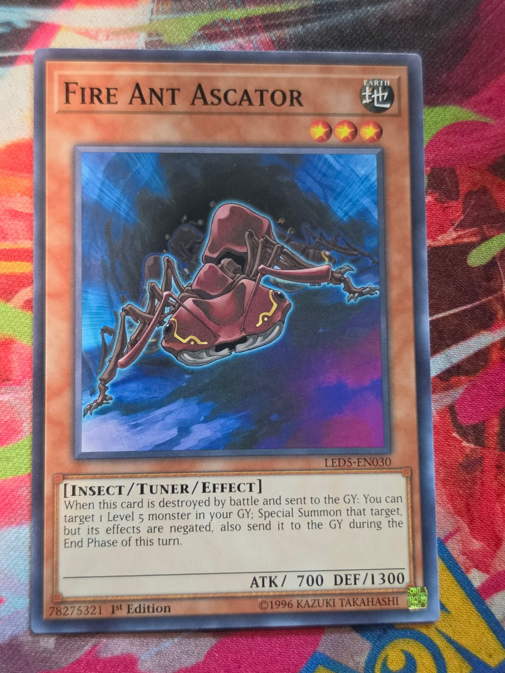 Fire Ant Ascator Common Legendary Duelists: Immortal Destiny LED5-EN030 LP