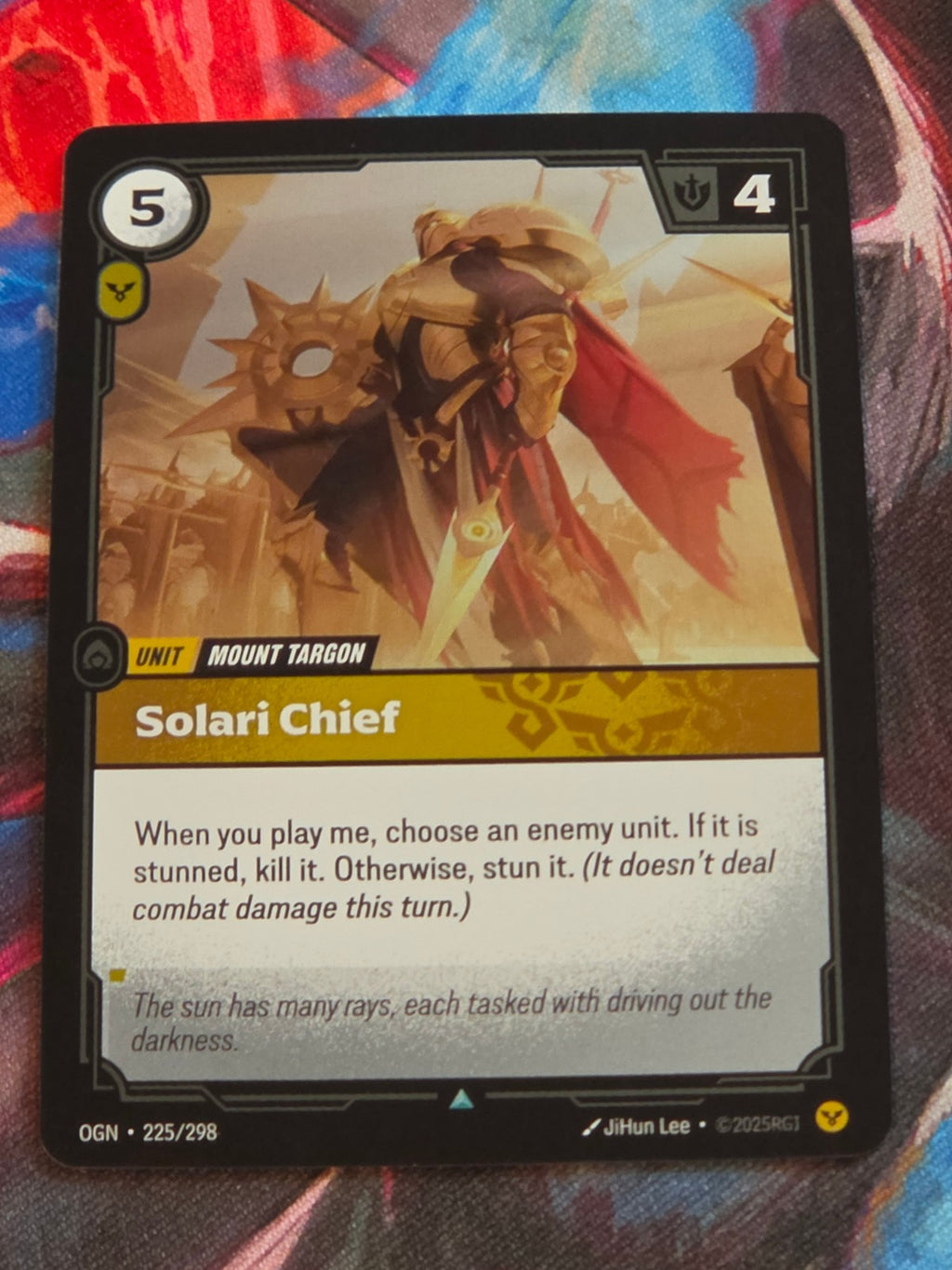Solari Chief - 225/298 - Origins - Uncommon - NM