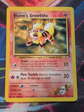 Blaine's Growlithe (35) - 035/132 - Gym Heroes - Uncommon - Unlimited - LP Pokemon