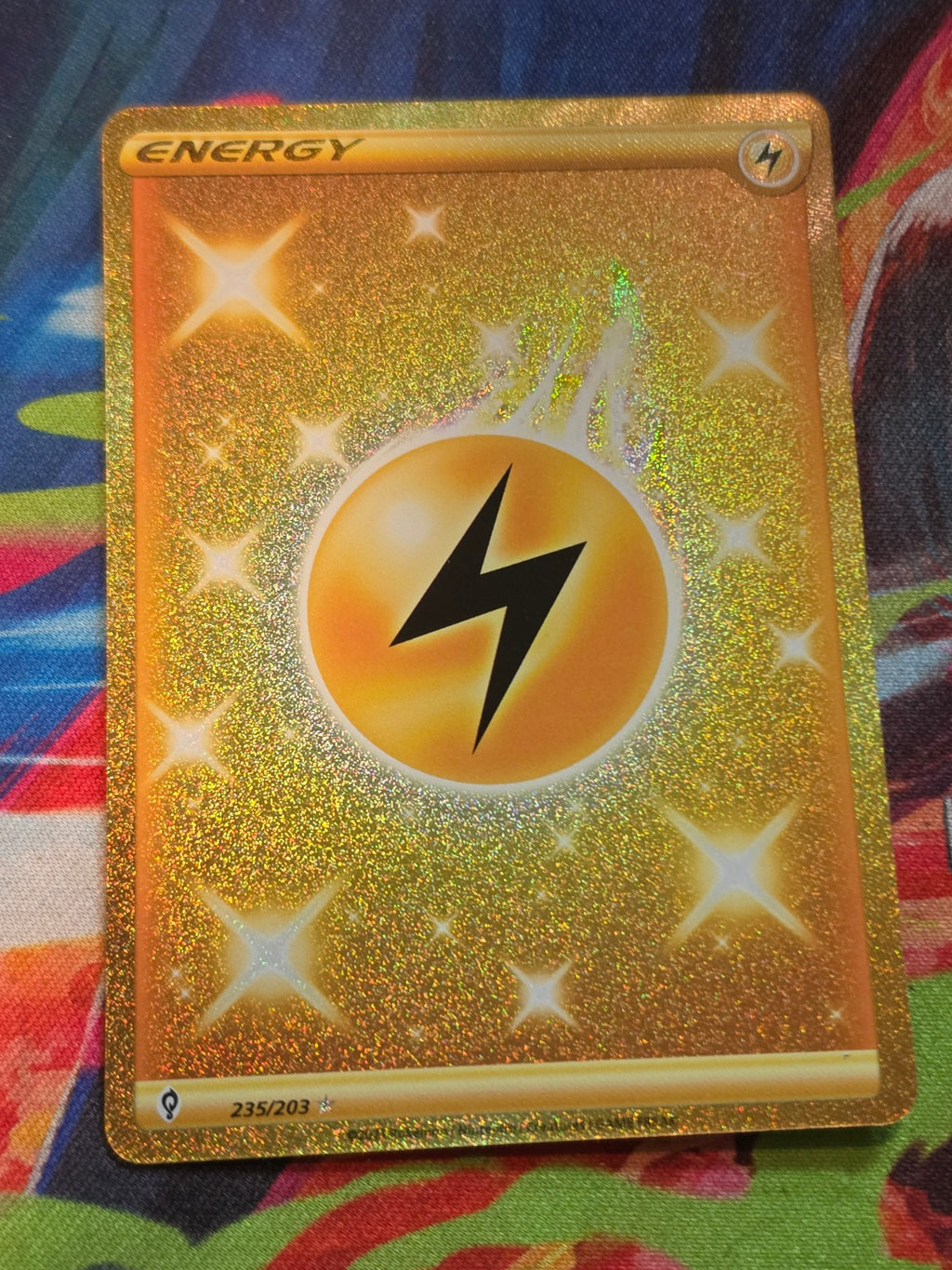 Lightning Energy (Secret) Secret Rare SWSH07: Evolving Skies 235/203 NM Pokemon