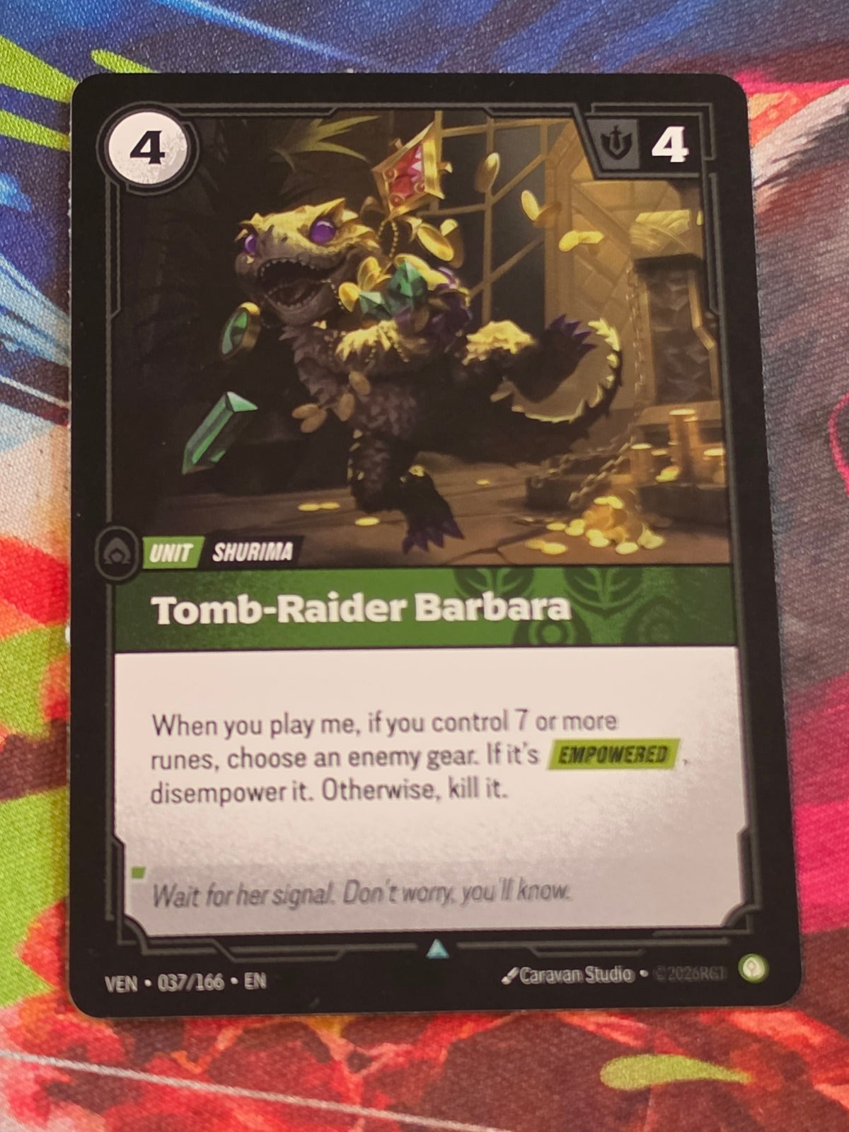 Tomb-Raider Barbara - 037/166 - Vendetta - Uncommon - NM