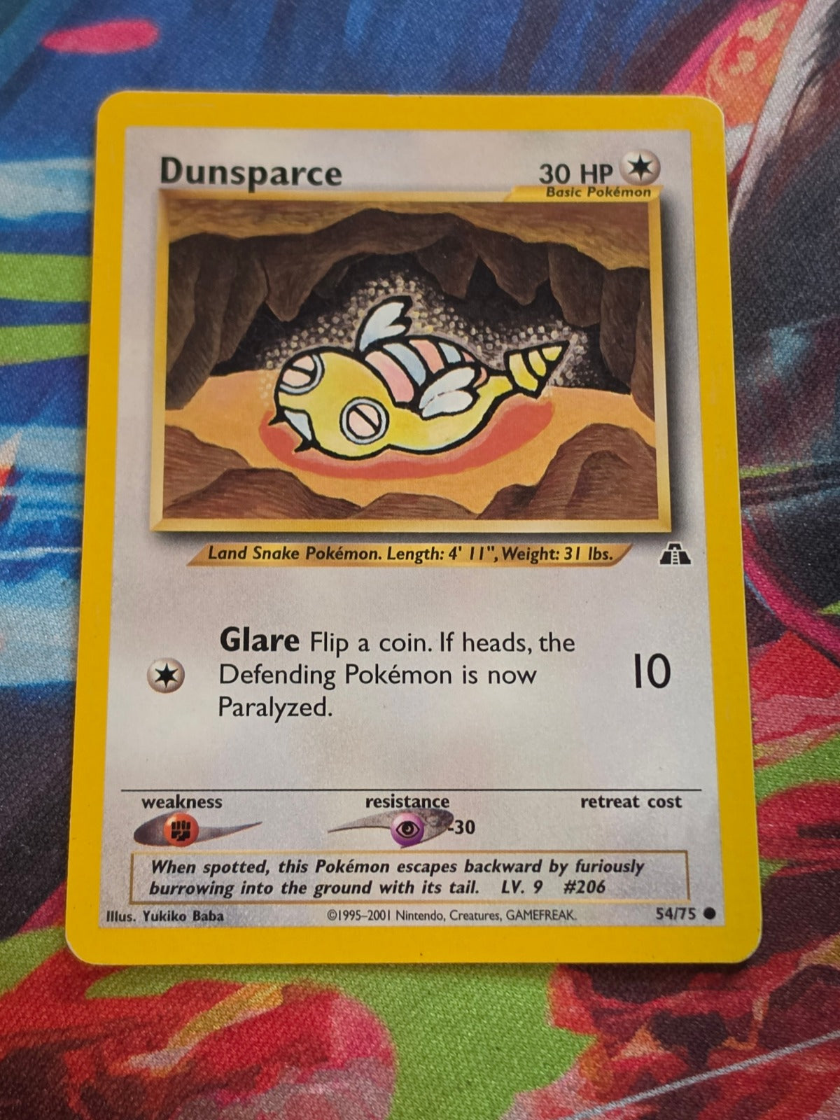 Dunsparce - 54/75 - Neo Discovery - Common - Unlimited - NM-/LP+ Pokemon