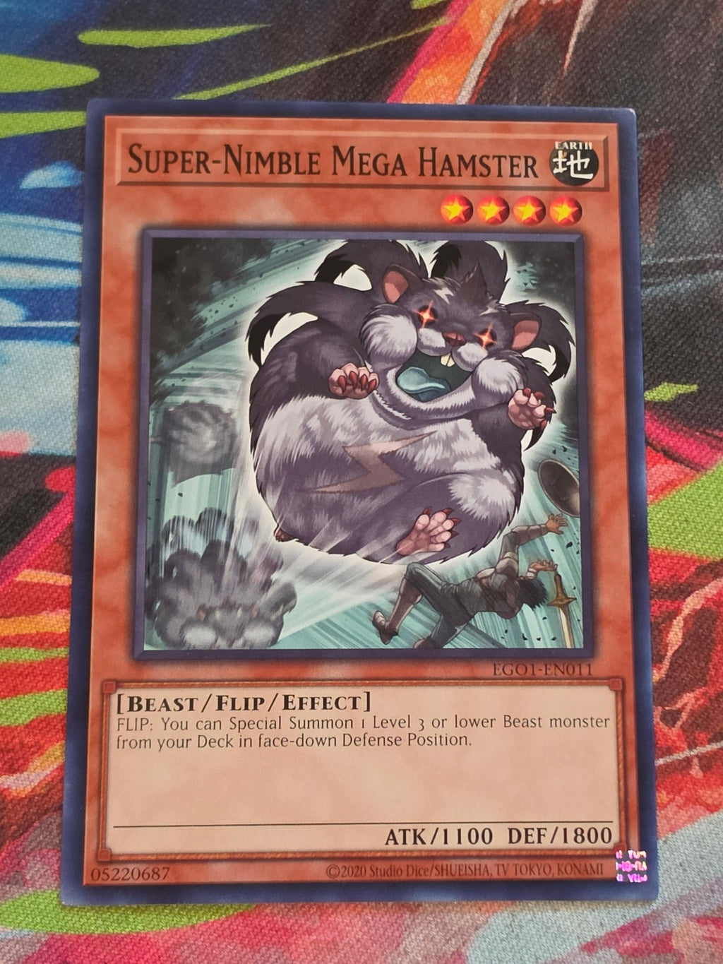 Super-Nimble Mega Hamster Common Egyptian God Deck: Obelisk the Tormentor EGO1-EN011 LP
