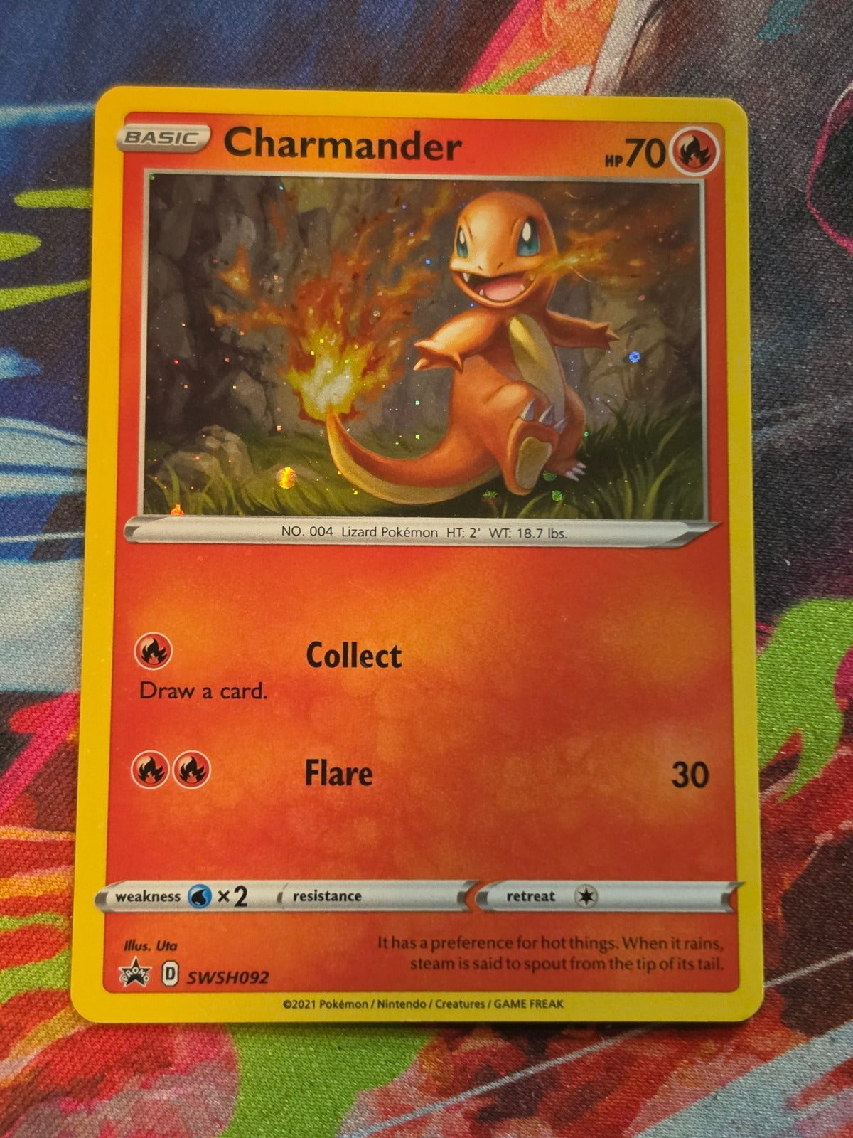 Charmander Promo SWSH: Sword & Shield Promo Cards SWSH092 NM-/LP+ Pokemon
