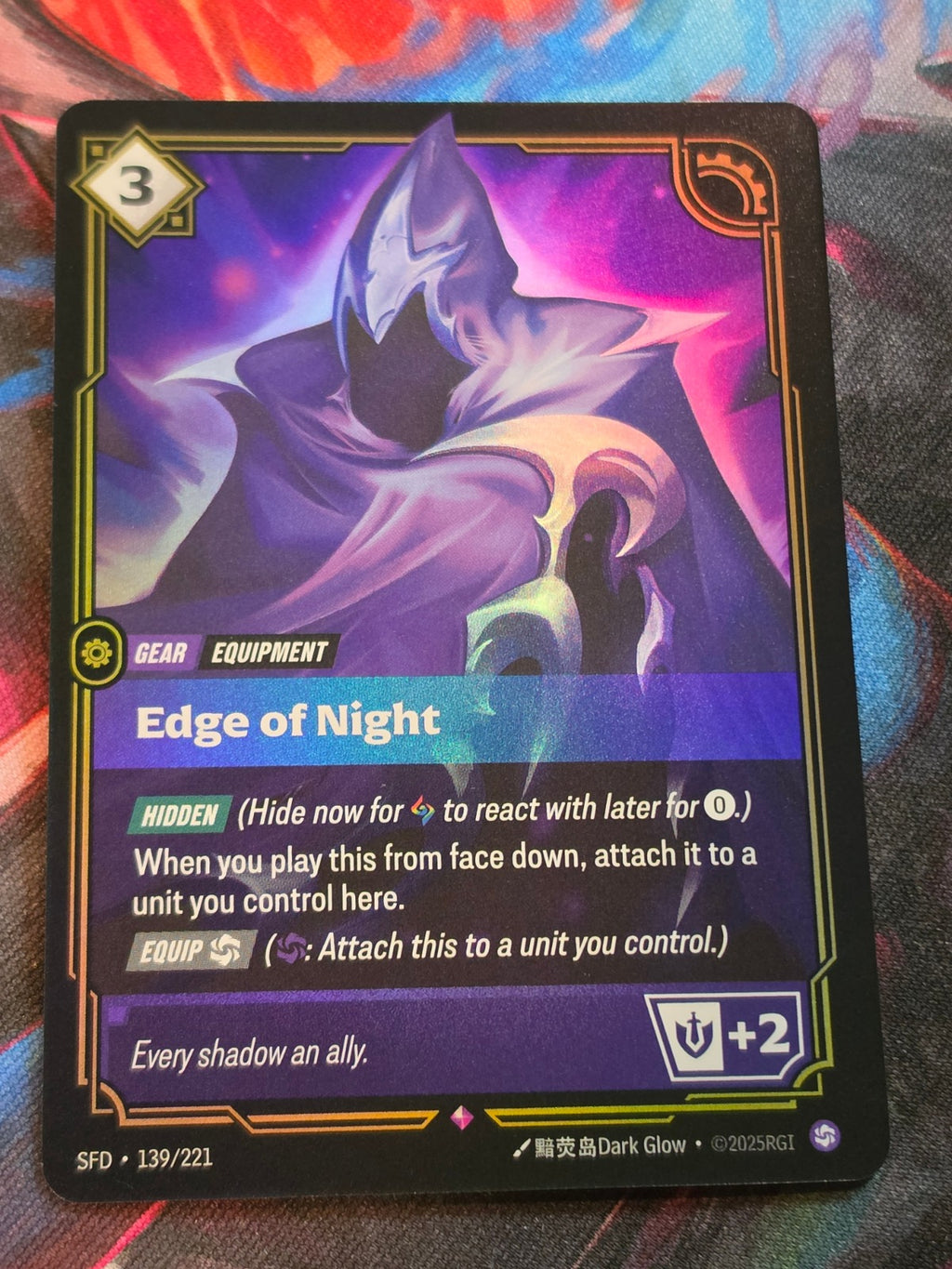 Edge of Night - 139/221 - Spiritforged - Rare - NM