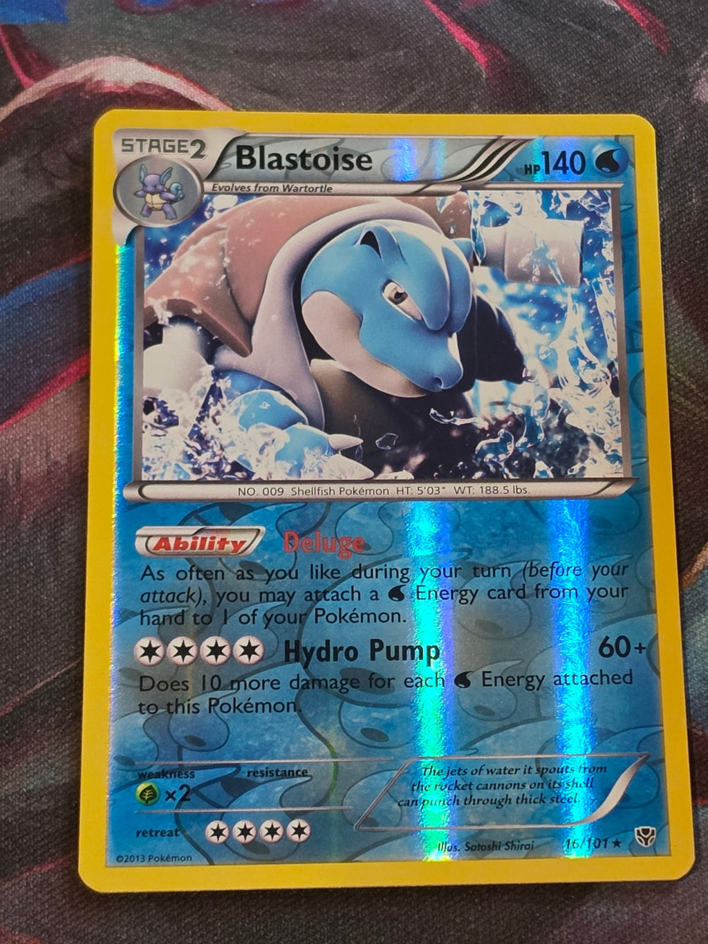 Blastoise - 16/101 - Plasma Blast - Holo Rare - Reverse Holo - LP - Pokemon