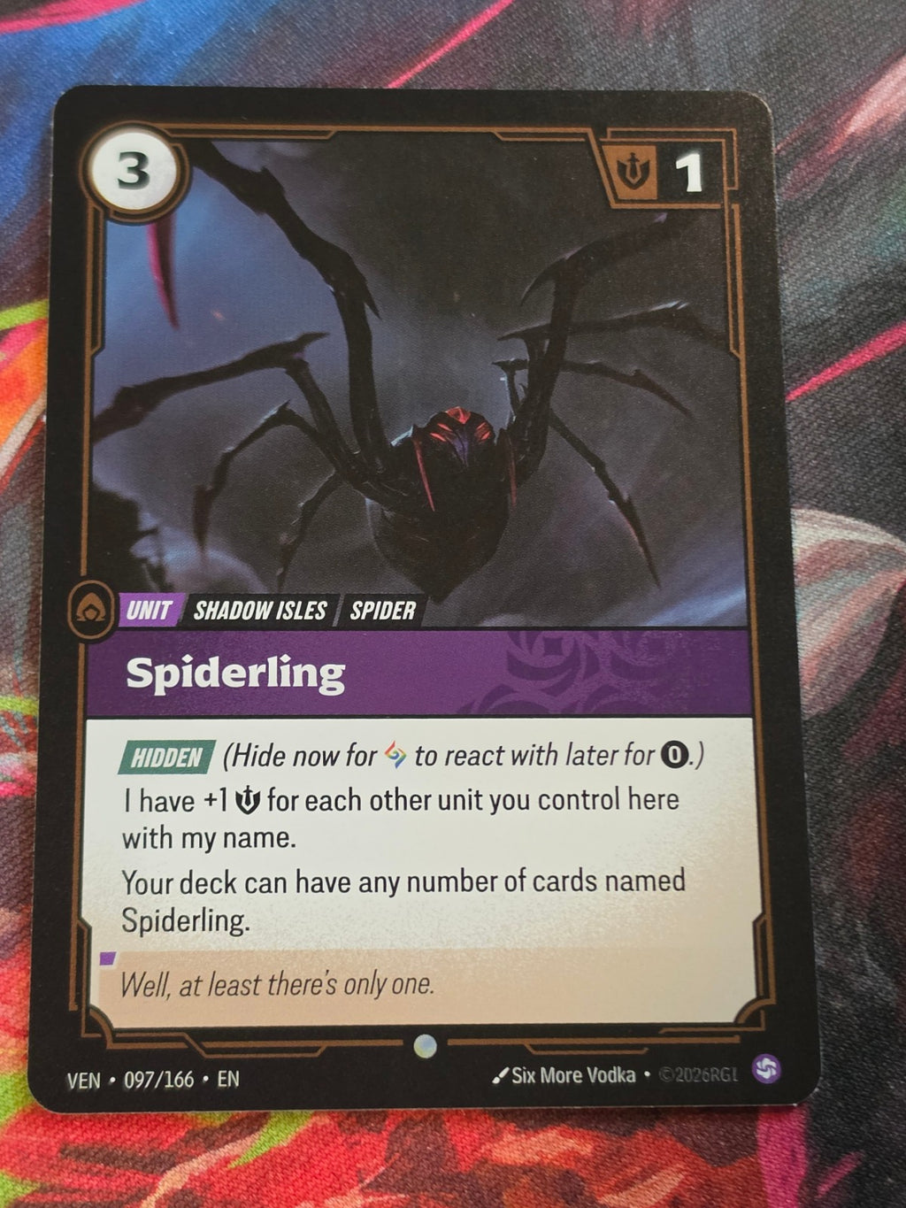 Spiderling - 097/166 - Vendetta - Common - NM