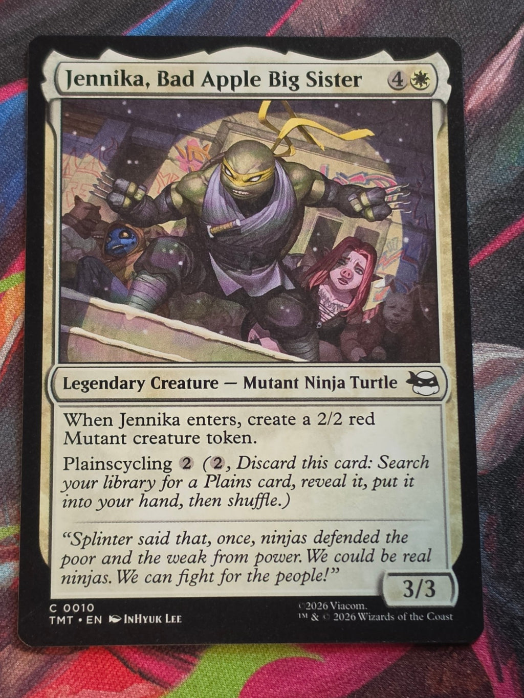 Jennika, Bad Apple Big Sister - 10 - Teenage Mutant Ninja Turtles - C - NM MTG