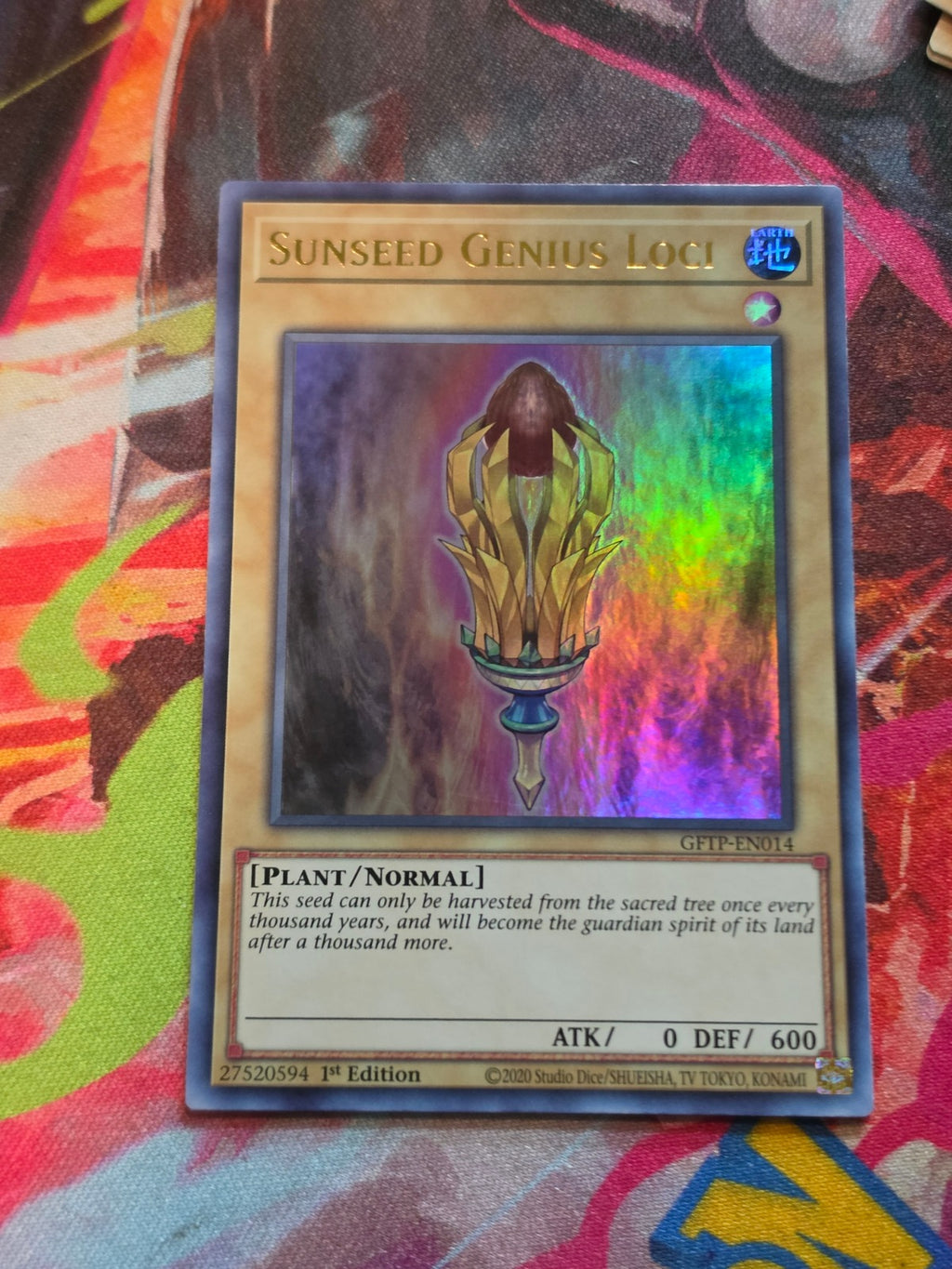 Sunseed Genius Loci Ultra Rare Ghosts From the Past GFTP-EN014 1st Edition NM Yu-Gi-Oh!