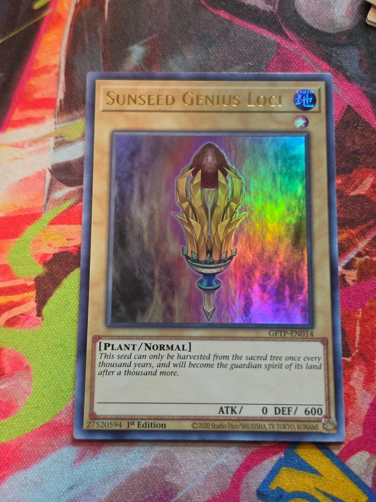 Sunseed Genius Loci Ultra Rare Ghosts From the Past GFTP-EN014 1st Edition NM Yu-Gi-Oh!