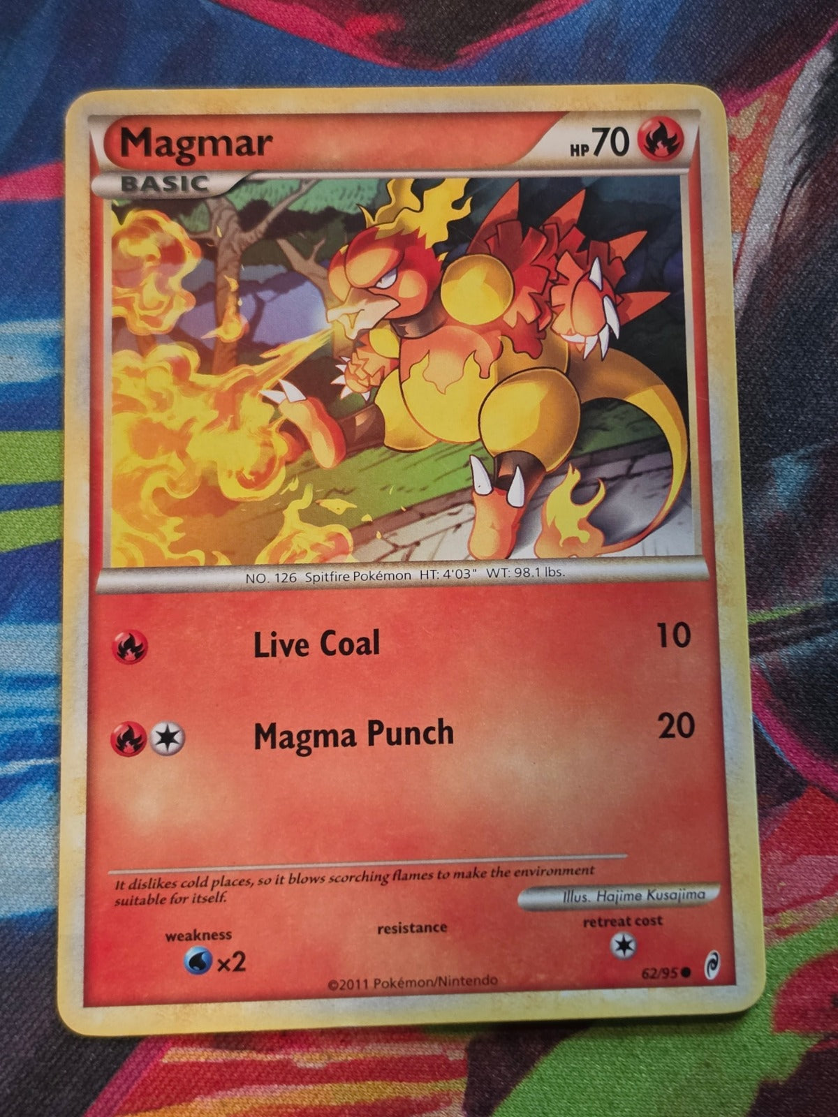 Magmar Common Call of Legends 62/95 MP Pokemon