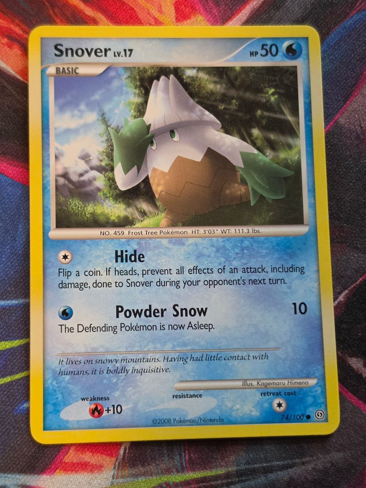 Snover - 74/100 - Stormfront - Common - LP - Pokemon