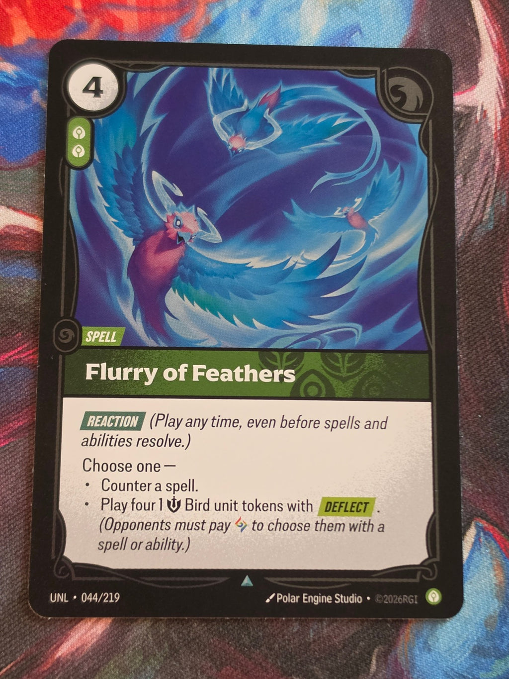 Flurry of Feathers - 044/219 - Unleashed - Uncommon - NM