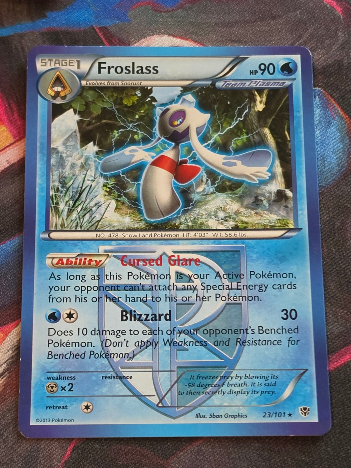 Froslass (Team Plasma) - 23/101 - Plasma Blast - Rare - NM - Pokemon