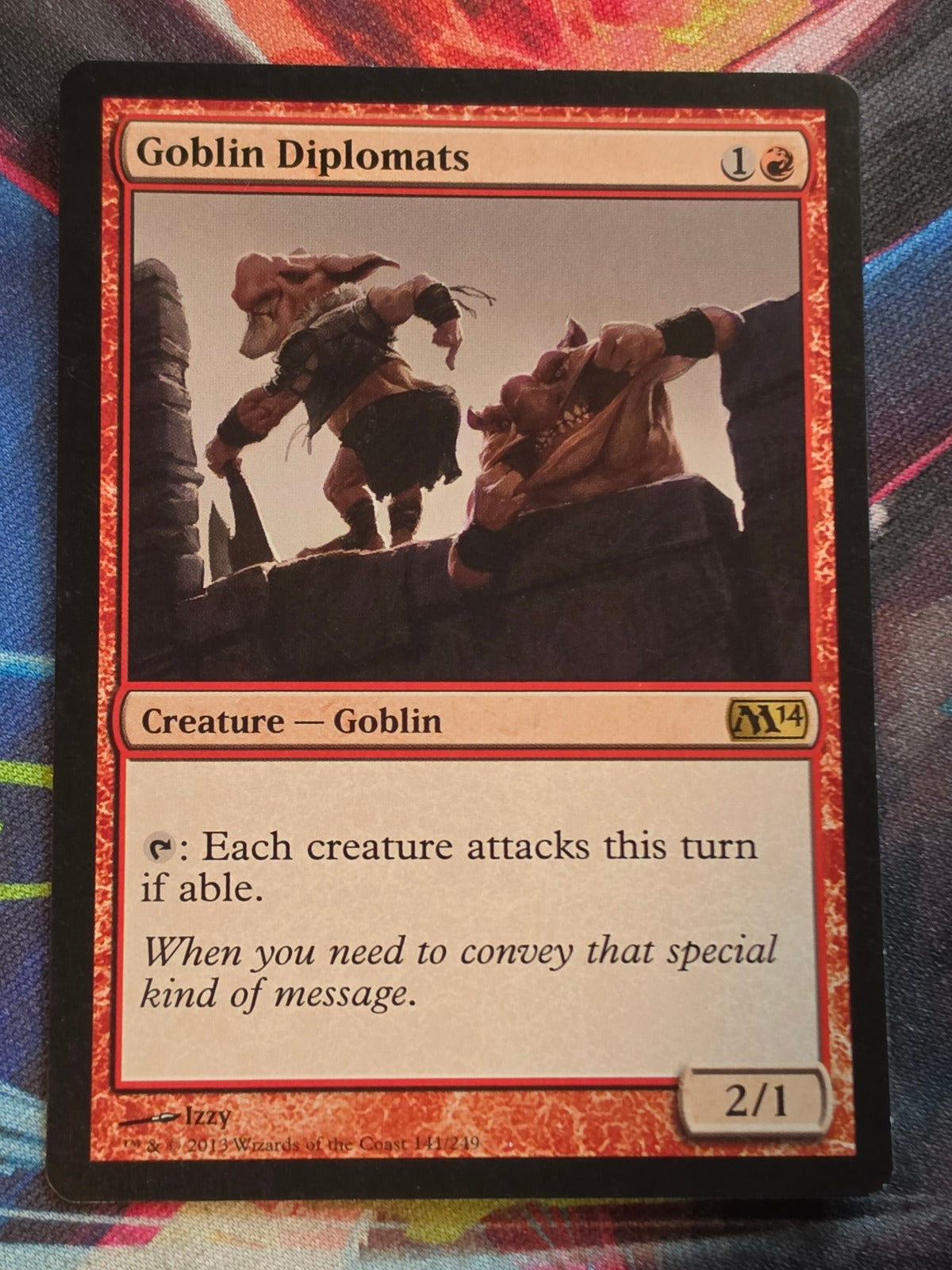 Goblin Diplomats - 141 - Magic 2014 (M14) - R - LP MTG