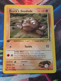 Brock's Geodude (38) - 038/132 - Gym Heroes - Uncommon - 1st Edition - NM Pokemon