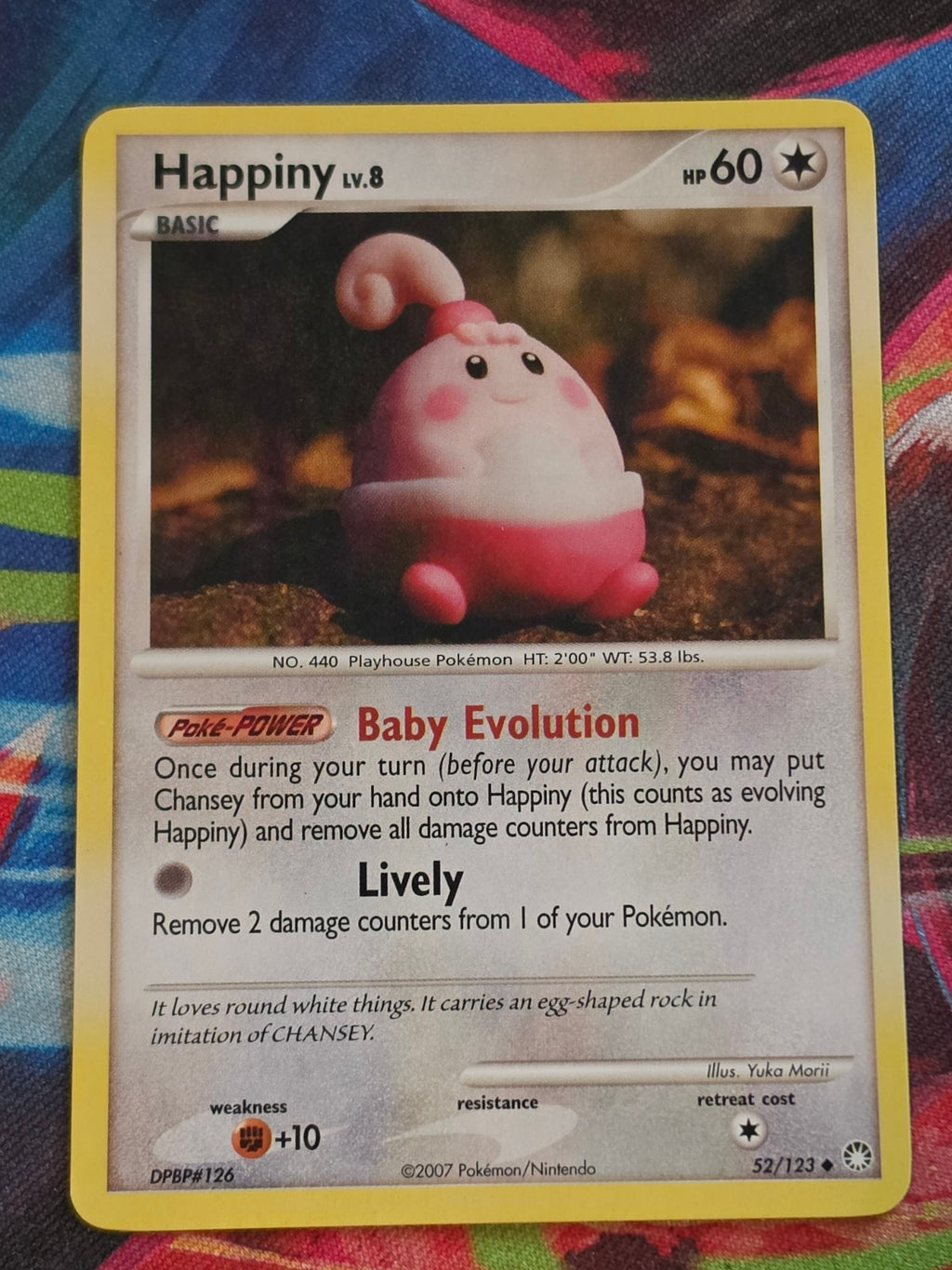Happiny Uncommon Mysterious Treasures 52/123 LP+ Pokemon