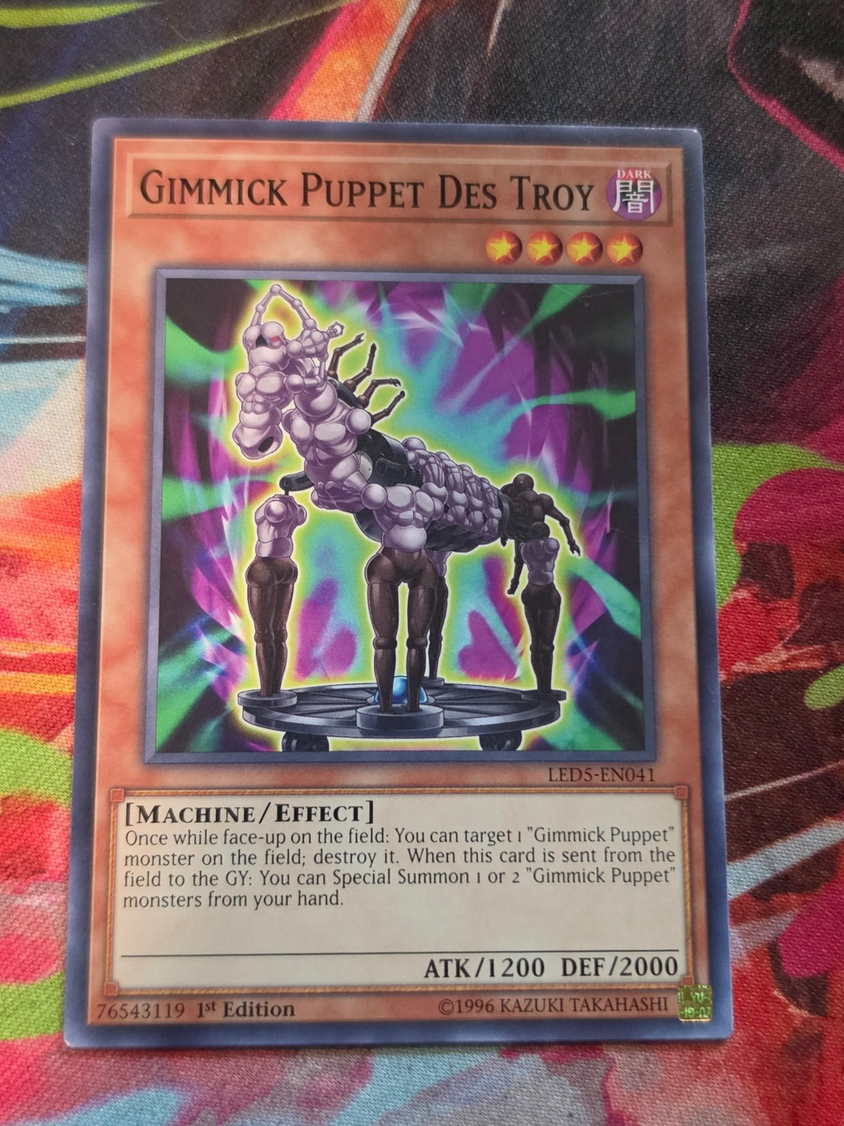 Gimmick Puppet Des Troy Common Legendary Duelists: Immortal Destiny LED5-EN041 LP