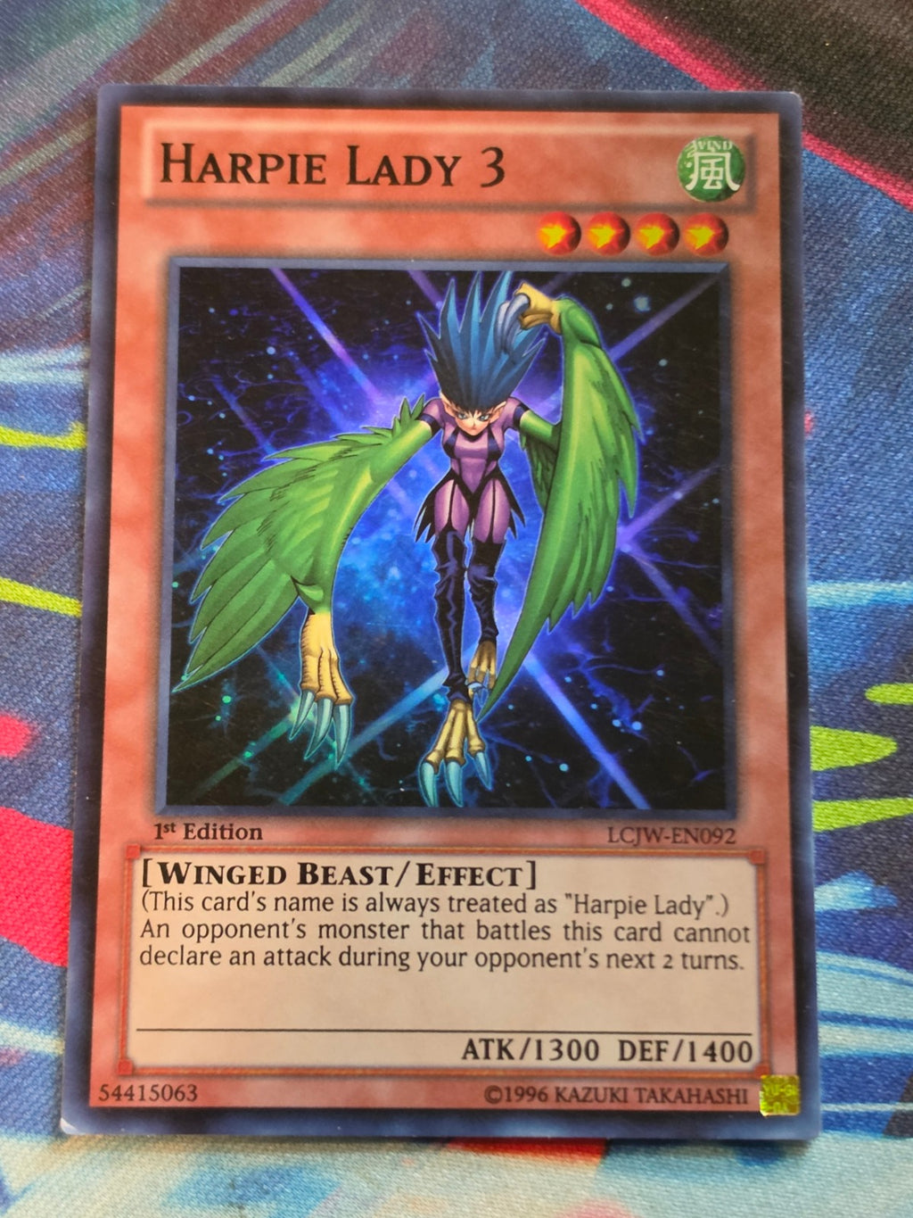 Harpie Lady 3 Super Rare Legendary Collection 4: Joey's World LCJW-EN092 LP