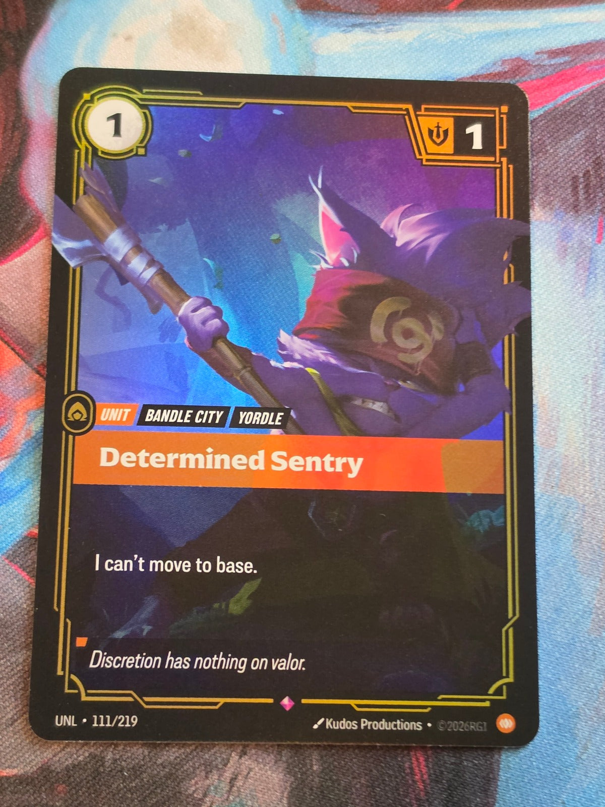 Determined Sentry - 111/219 - Unleashed - Rare - NM