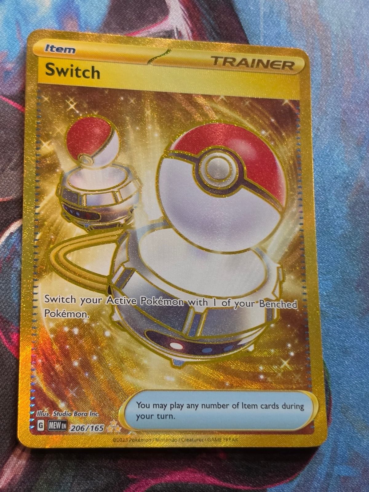 Switch Hyper Rare Scarlet & Violet 151 206/165 NM Pokemon