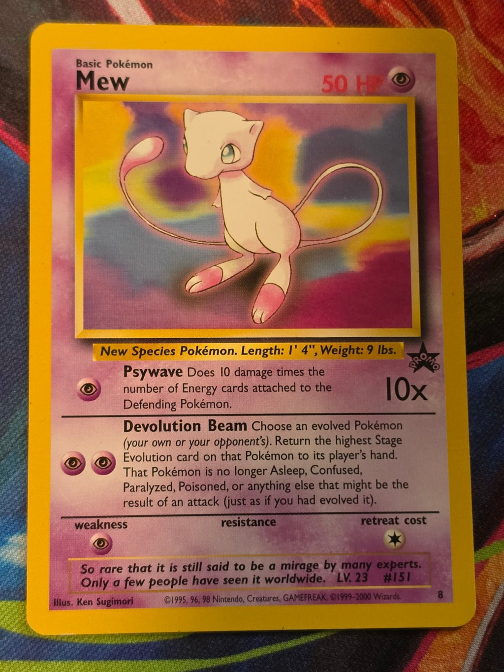 Mew Promo WotC Promo 08/53 LP Pokemon