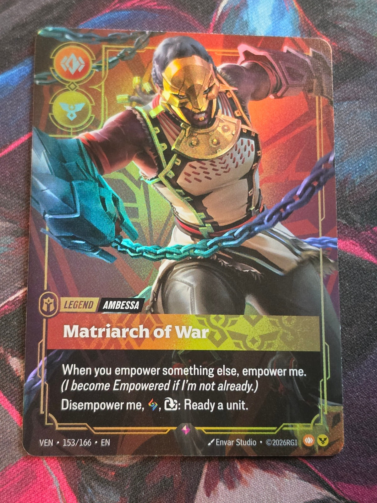 Ambessa, Matriarch of War - 153/166 - Vendetta - Rare - NM