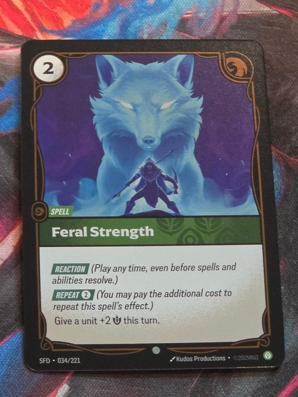 Feral Strength - 034/221 - Spiritforged - Common - NM