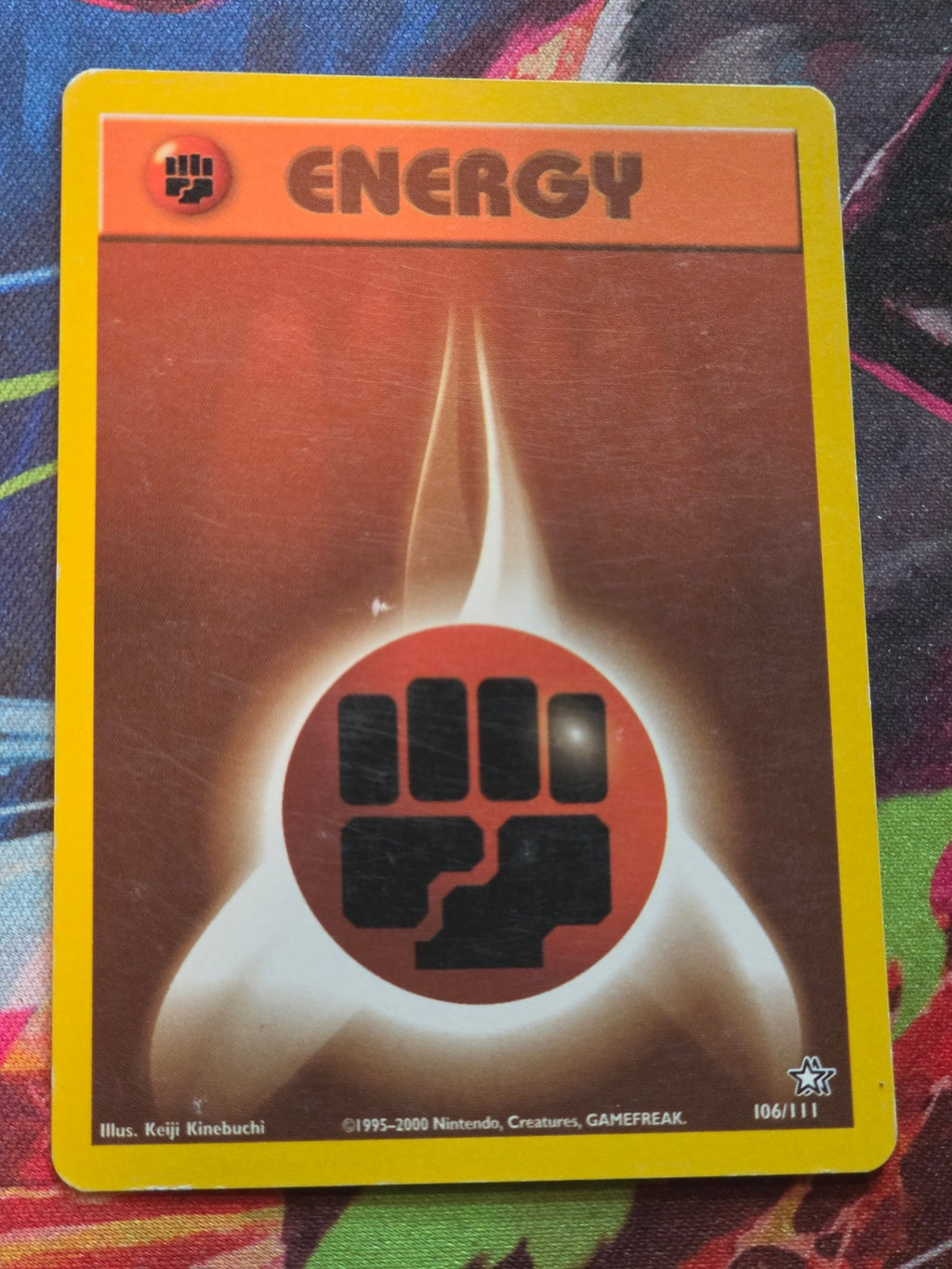 Fighting Energy - 106/111 - Neo Genesis - Common - Unlimited - MP Pokemon
