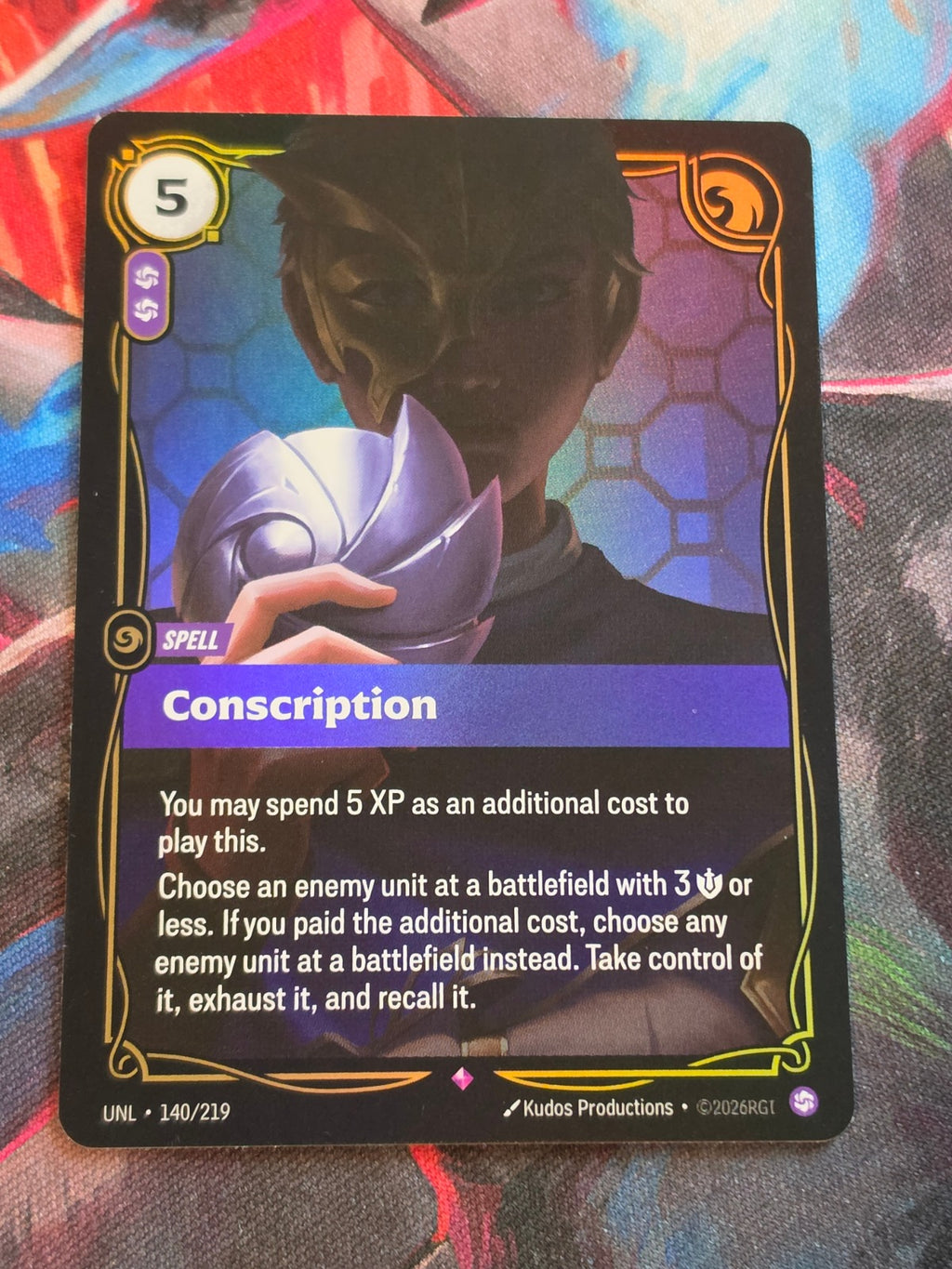 Conscription - 140/219 - Unleashed - Rare - NM