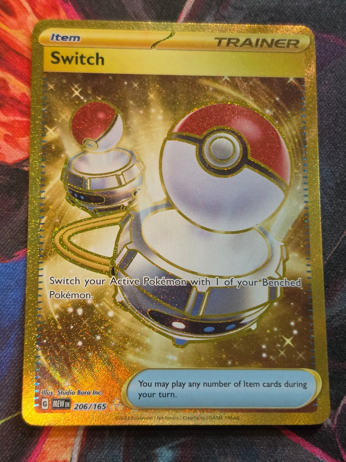 Switch Hyper Rare Scarlet & Violet 151 206/165 NM Pokemon
