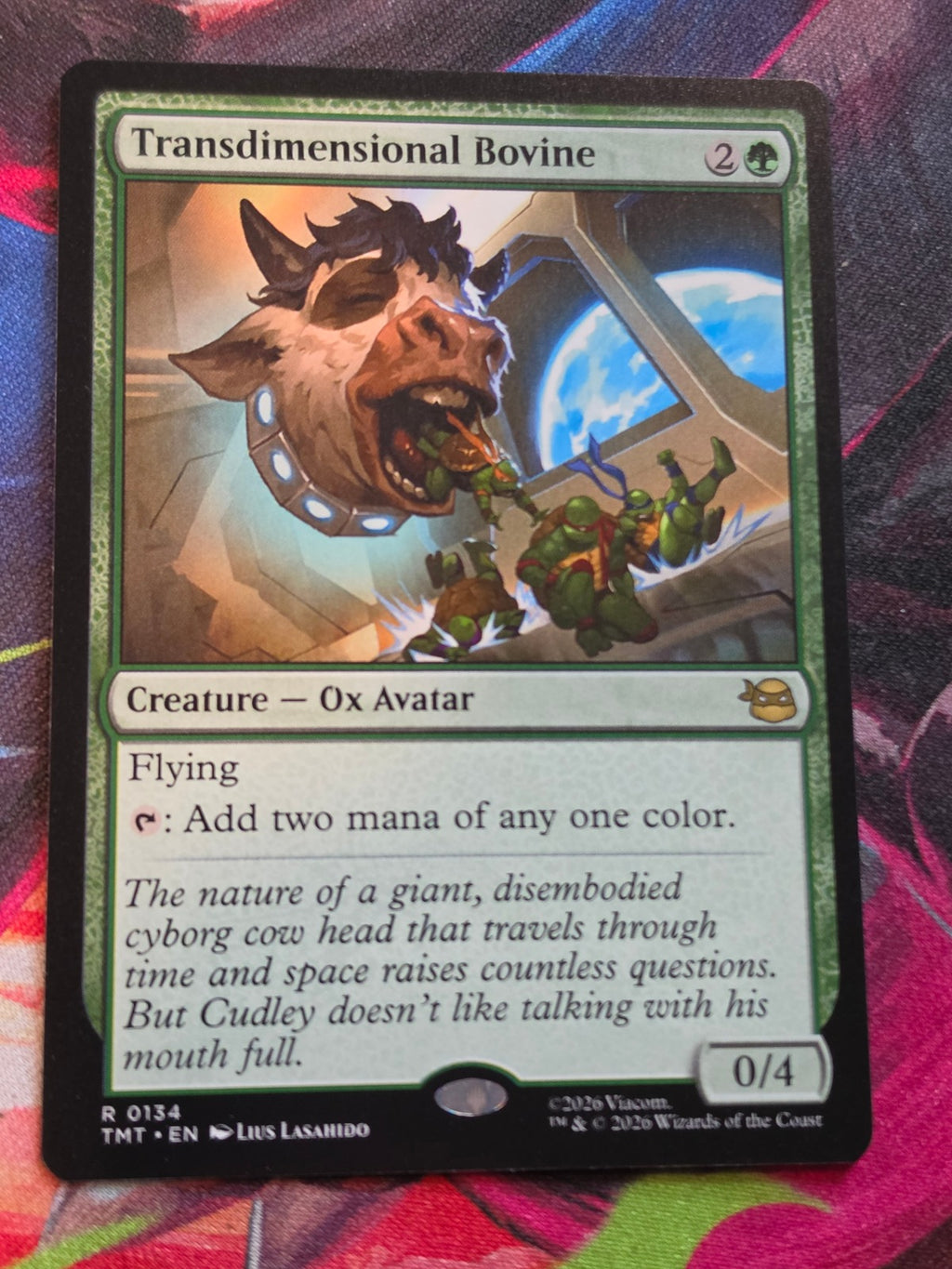 Transdimensional Bovine - 134 - Teenage Mutant Ninja Turtles - R - NM MTG