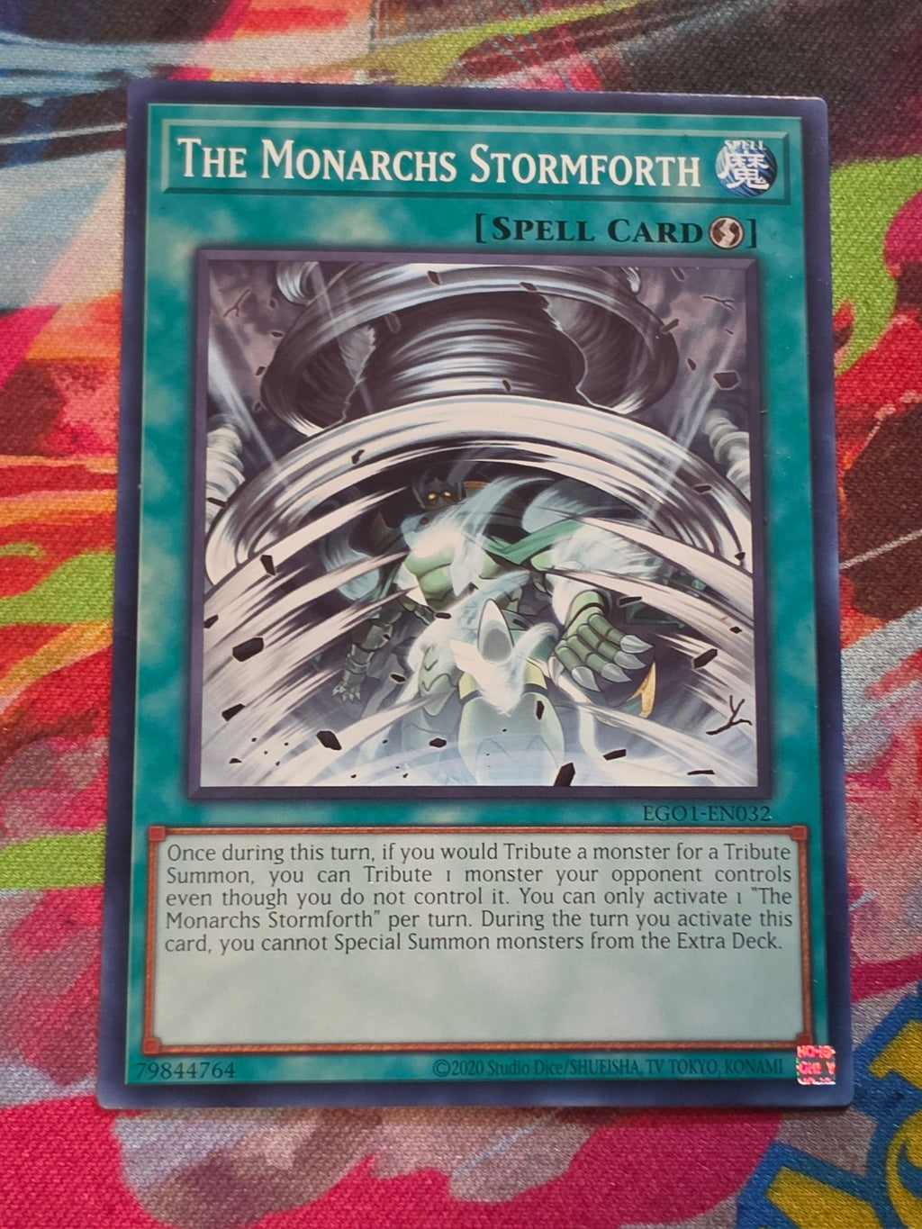 The Monarchs Stormforth Common Egyptian God Deck: Obelisk the Tormentor EGO1-EN032 LP