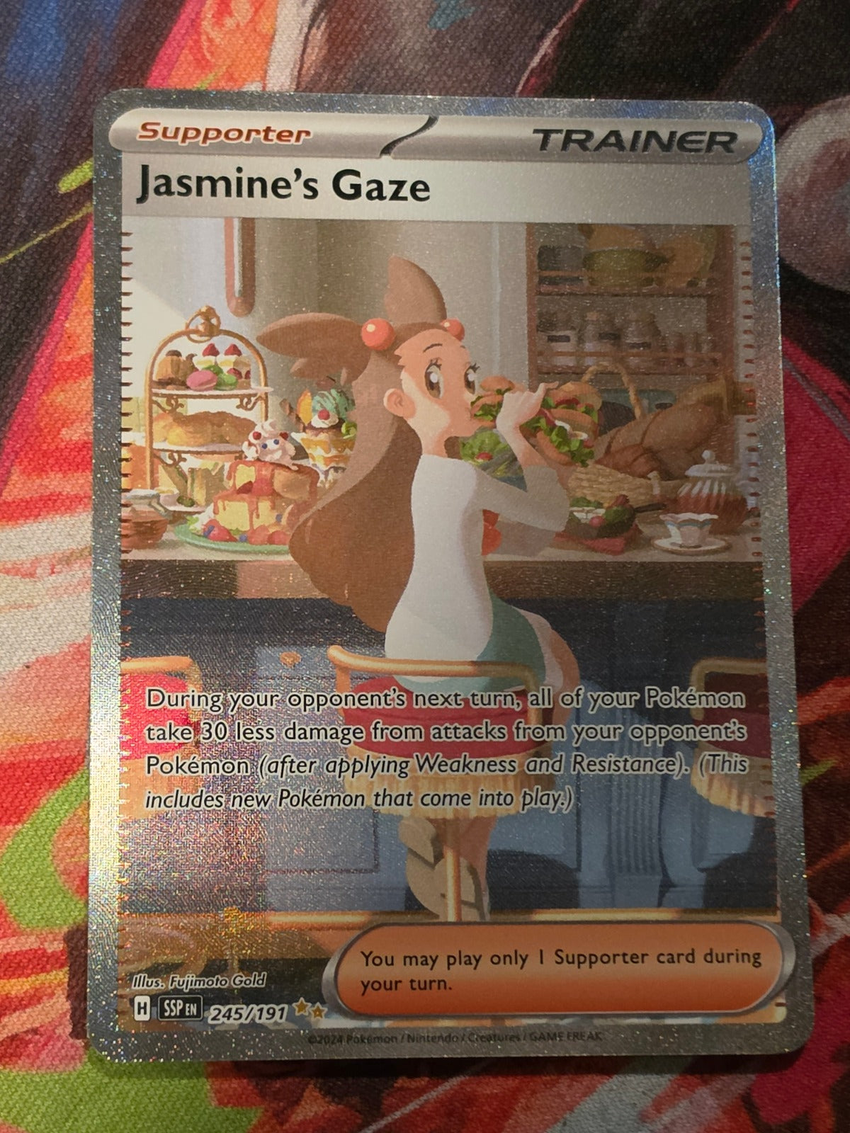 Jasmine's Gaze Special Illustration Rare SV08: Surging Sparks 245/191 LP Pokemon