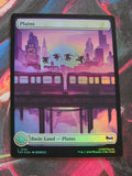 Plains - 191 - Teenage Mutant Ninja Turtles - L - Foil - NM MTG