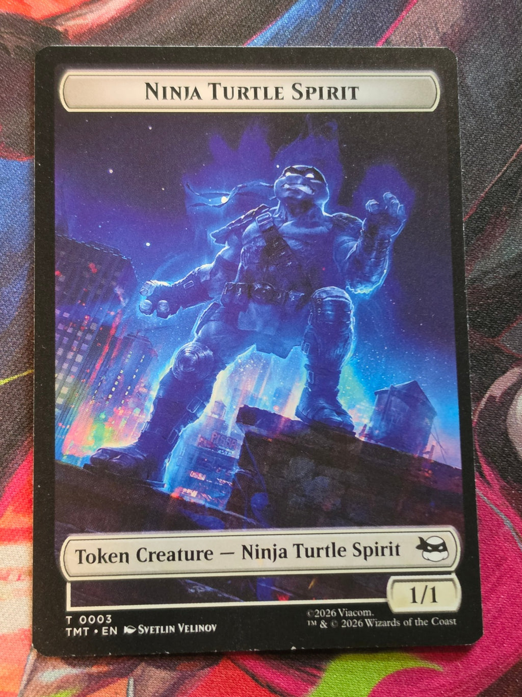 Ninja Turtle Spirit // Food Double-Sided Token - 3 // 8 - Teenage Mutant Ninja Turtles Tokens - T - NM MTG
