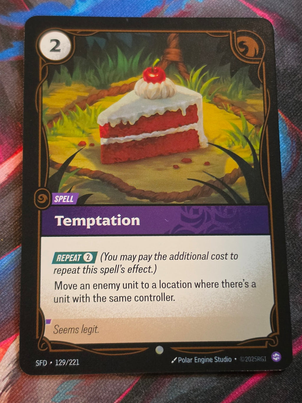 Temptation - 129/221 - Spiritforged - Common - NM