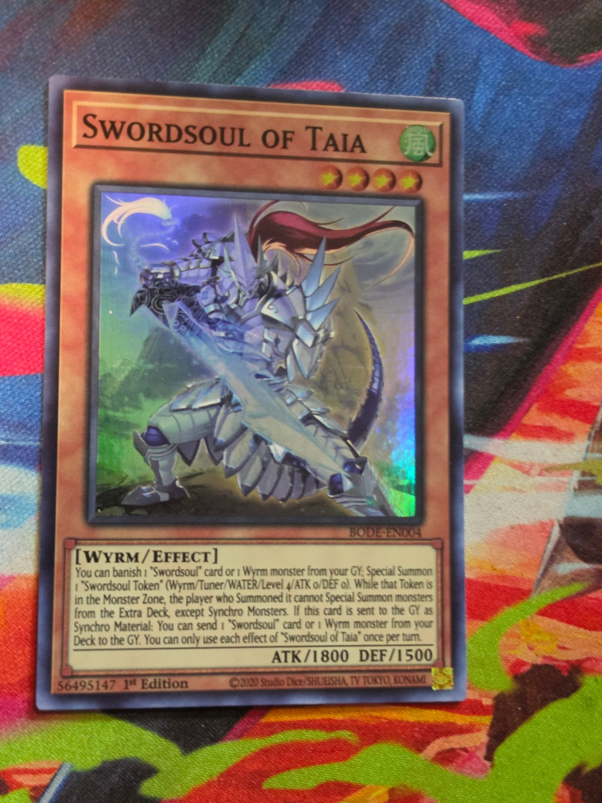 Swordsoul of Taia Super Rare Burst of Destiny BODE-EN004 LP