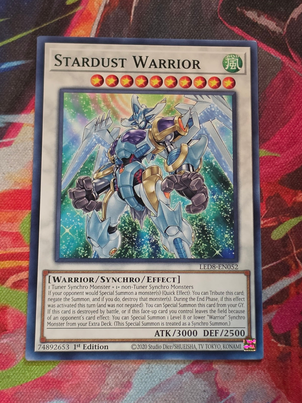 Stardust Warrior Common Legendary Duelists: Synchro Storm LED8-EN052 LP