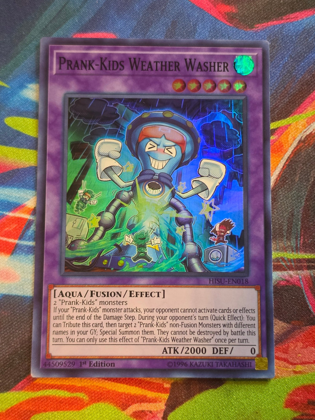 Prank-Kids Weather Washer Super Rare Hidden Summoners HISU-EN018 LP