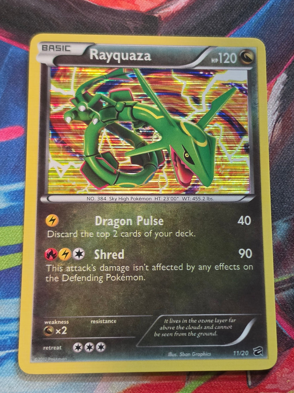 Rayquaza Holo Rare Dragon Vault 11/20 NM Pokemon