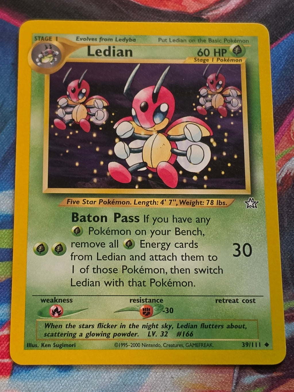 Ledian - 039/111 - Neo Genesis - Uncommon - Unlimited - NM-/LP+ Pokemon