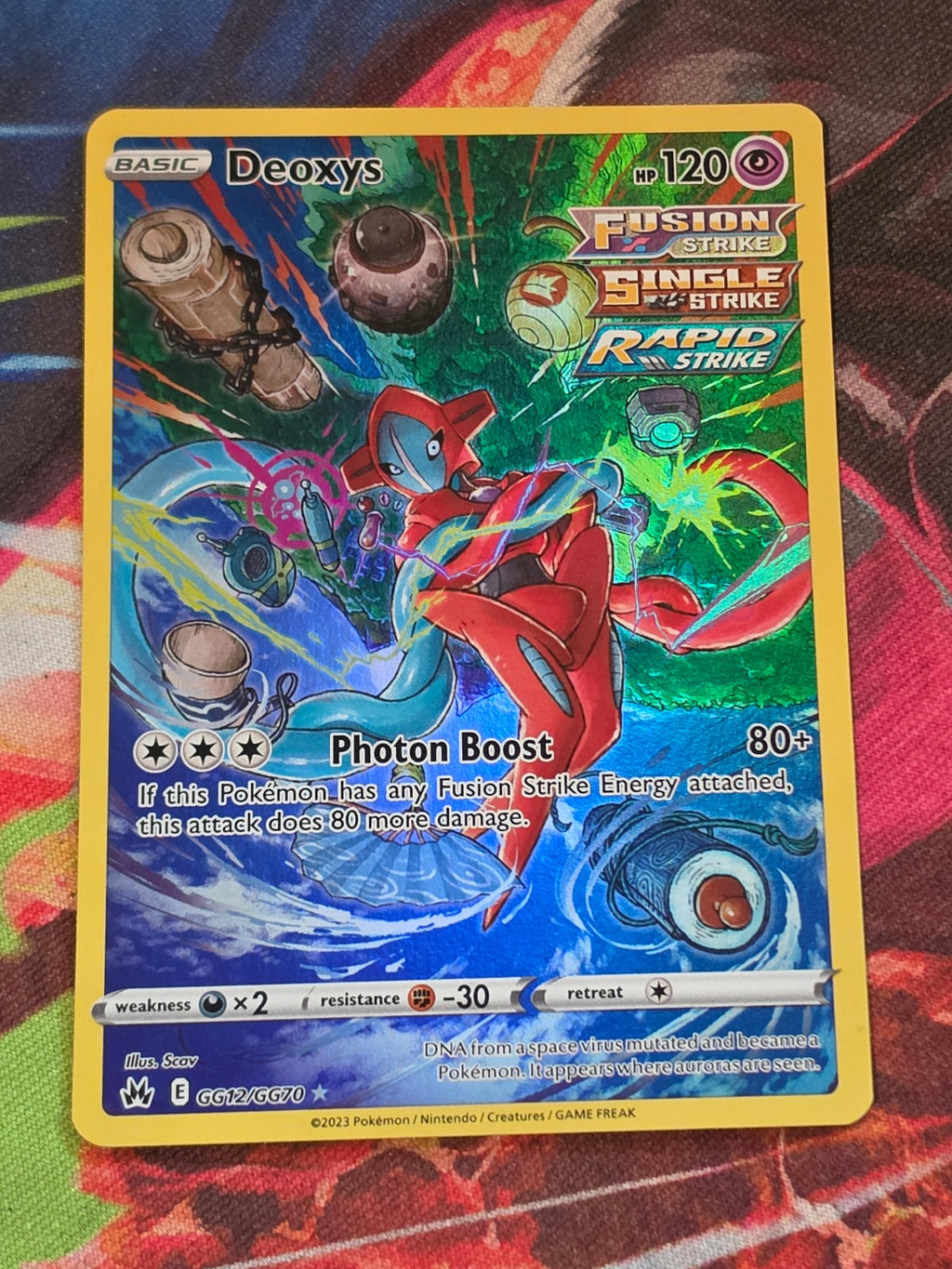 Deoxys Ultra Rare Crown Zenith Galarian Gallery GG12/GG70 NM Pokemon