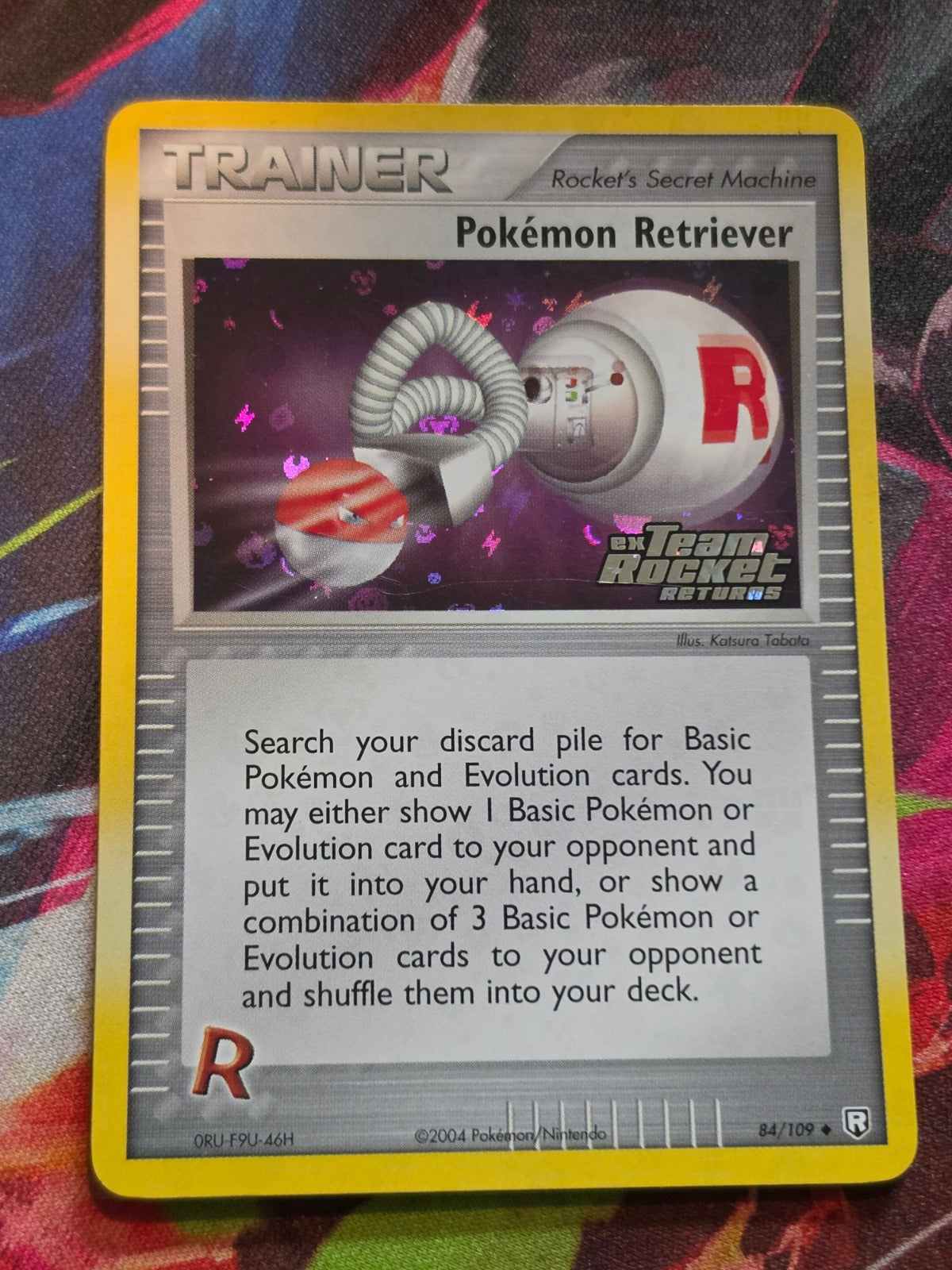 Pokemon Retriever Uncommon Reverse Holo EX Team Rocket Returns 84/109 LP+ Pokemon