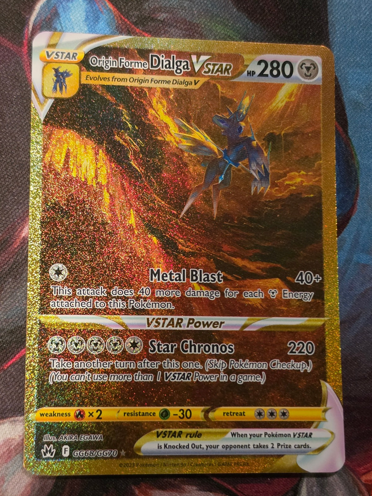 Origin Forme Dialga VSTAR Secret Rare Crown Zenith Galarian Gallery GG68/GG70 NM Pokemon