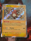 Raichu Shiny Rare Paldean Fates 132/091 NM Pokemon