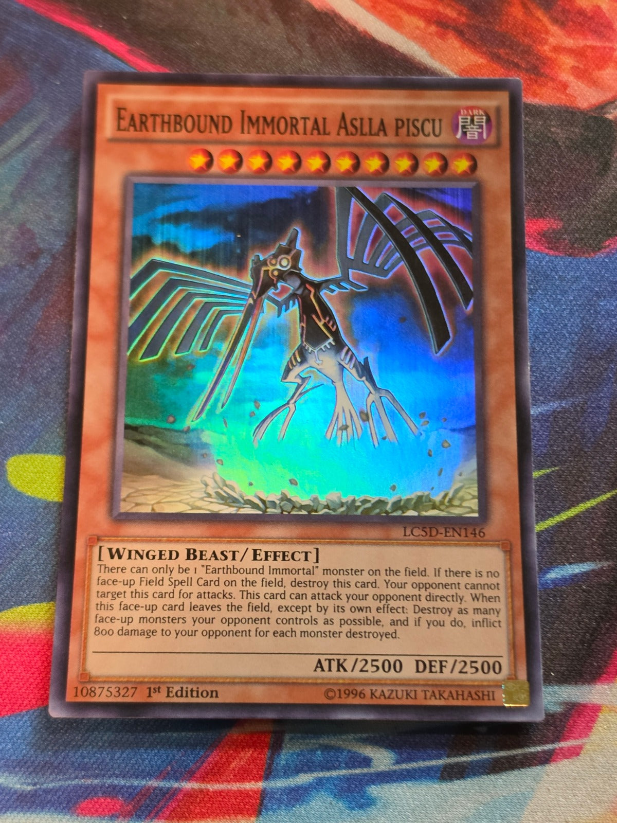 Earthbound Immortal Aslla Piscu Super Rare Legendary Collection 5D's LC5D-EN146 LP