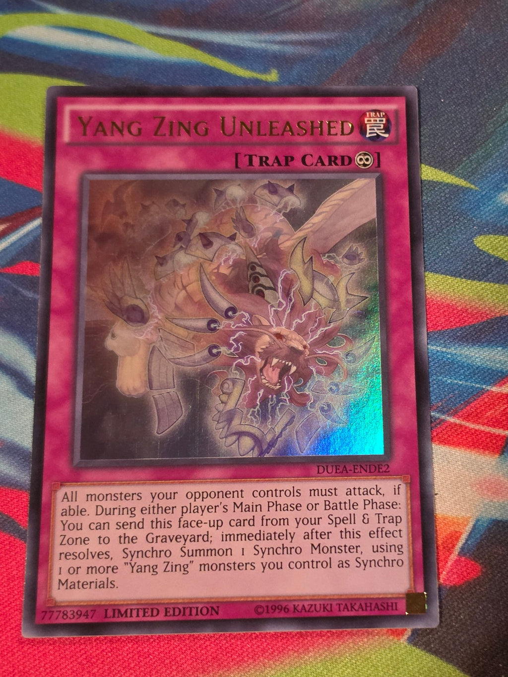 Yang Zing Unleashed Ultra Rare Duelist Alliance: Deluxe Edition DUEA-ENDE2 LP