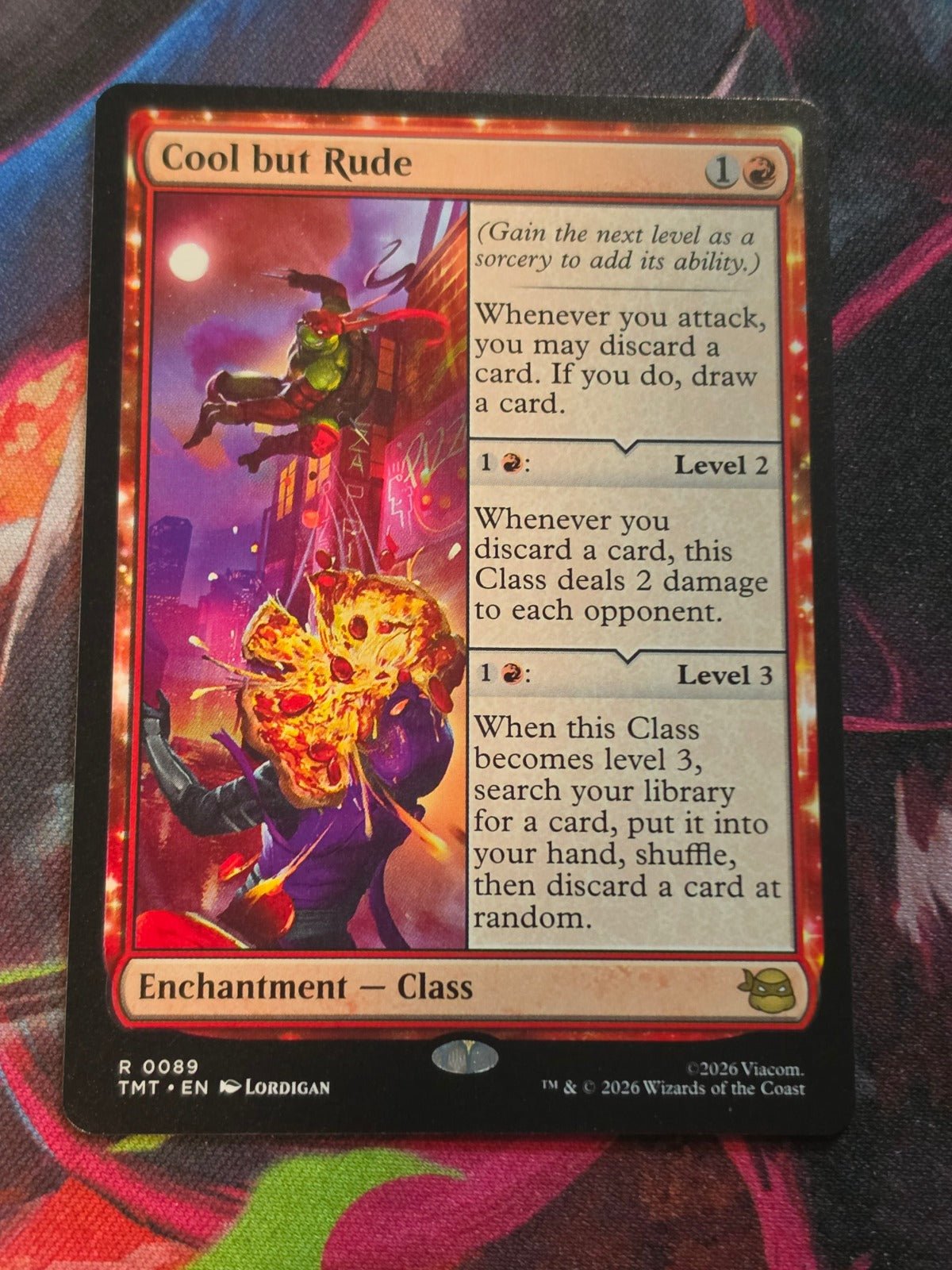 Cool but Rude - 89 - Teenage Mutant Ninja Turtles - R - NM MTG