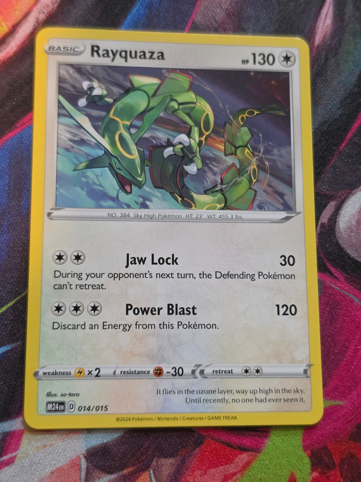 Rayquaza Promo McDonald's Promos 2024 014/015 NM Pokemon